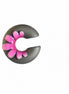 Ear Cuff  - TeeCuff DONUT FLORA Sfumato Rosa Fucsia