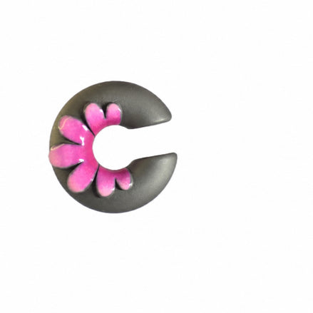 Ear Cuff  - TeeCuff DONUT FLORA Sfumato Rosa Fucsia