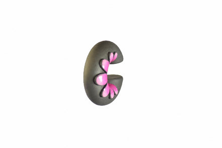 Ear Cuff  - TeeCuff DONUT FLORA Sfumato Rosa Fucsia