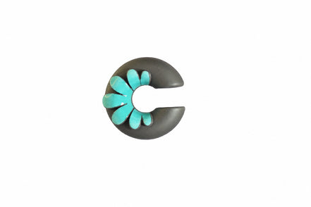 Ear Cuff  - TeeCuff DONUT FLORA Sfumato Verde Acqua