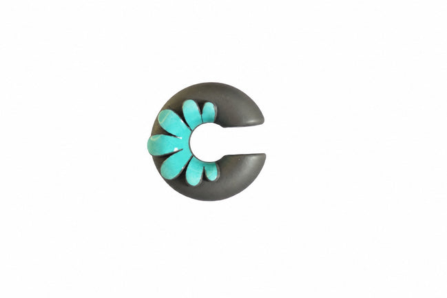 Ear Cuff  - TeeCuff DONUT FLORA Sfumato Verde Acqua