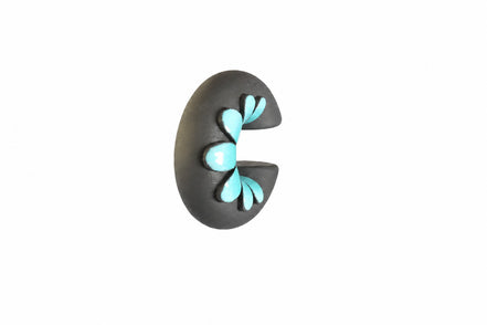 Ear Cuff  - TeeCuff DONUT FLORA Sfumato Verde Acqua