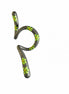 Ear Cuff - TeeCuff SETA Fiori Verde Acido